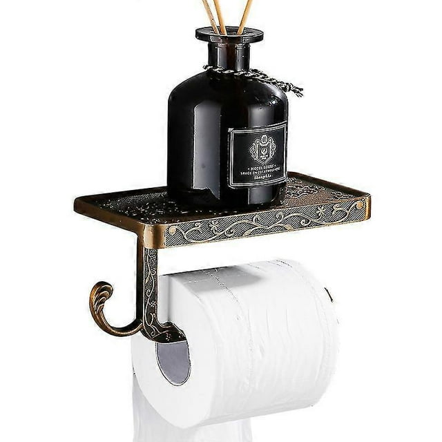 Portarrollos de papel higiénico vintage retro, porta rollos de papel higiénico antiguo de pared, porta rollos de papel higiénico