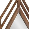 thumbnail image 4 of Kate and Laurel Vayga Bohemian Geometric Decorative Wall Mirror, 14 x 42, Natural, Modern Hexagon Mirror for Wall, 4 of 8