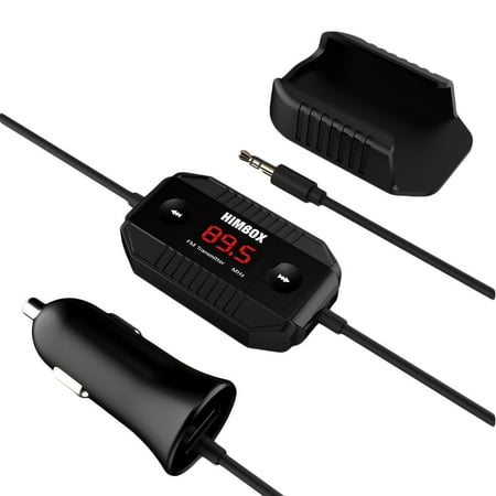 iClever Himbox HB-F02 FM Transmitter Frequency 88.1-107.9Mhz 10m Hands-free Calling
