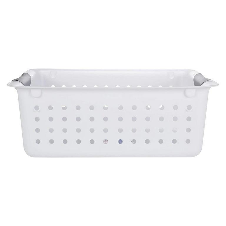Sterilite Medium Plastic Stackable Storage Organizer Basket Bin, White (10  Pack), 1 Piece - Harris Teeter