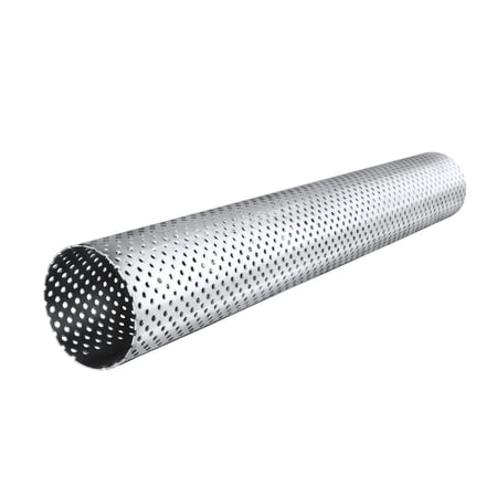 FORTLUFT Perforated Exhaust Pipe 3.00'' Stainless Steel