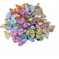 thumbnail image 6 of 50pcs Wooden Mixed Color Butterfly Shape Buttons - Ideal for Handmade Clothing, Sewing, Scrapbooking, and DIY Crafts, 6 of 6