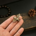 thumbnail image 6 of Gold Bee Figurines,Gold Brass Animal Statues,Vintage Sculpture Toys,Cute Decorative Collectibles for Office or Home, Small Gifts for Best Friend, Unique Birthday Gift Ideas, 6 of 7