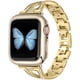 thumbnail image 2 of Correas de reloj compatibles con Apple Watch 38 mm, 40 mm, 41 mm, 42 mm, 44 mm, 45 mm SE Series 7 6 5 4 3 2 1 Joyería para mujer Correa de metal con pulsera de repuesto de diamantes brillantes, 2 of 5