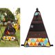 thumbnail image 1 of Bolsa de almacenamiento de vajilla de picnic, utensilios de cocina, cubiertos, organizador de soporte portátil plegable múltiple para acampar, accesor Soledad almacenamiento de vajilla de picnic, 1 of 10