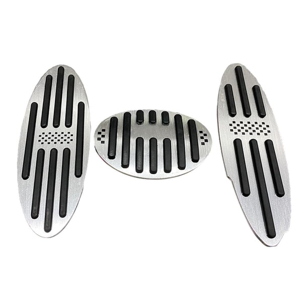 Pedales, cubiertas de pedales, reposapiés, almohadillas de pedales, estilo de coche, embrague, pedales antideslizantes para coche Tartán