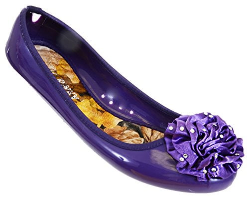 jelly ballet flats