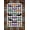 Black White Orange, Pattern 1, variant on ODIKA 8'x10' Washable Area Rug Non-Shedding, Easy Care, Halloween Bat Welcome Checkered Plaid Spooky Layered Door Front for King Size Bedroom Under Bed, Master Suite