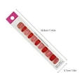 thumbnail image 3 of Ongles Press-On Mode pour Femmes Faux Ongles Press-On Ongles Courts à Coller Ongles à Couverture Complète Forme Coffin Ongles Press-On Colorés Ensemble de 12 Pcs pour Femmes, 3 of 5