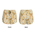 thumbnail image 5 of Lsque Groovy Hippie Flower Mushrooms Printed Women's Running Shorts with Liner Pockets,Elastic Quick Dry Workout Athletic Gym Yoga Shorts,Womens High Waist Shorts-Medium, 5 of 9