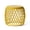 Yellow, variant on Outdoor Side Table Iron Lattice Matte Finish Patio Furniture No Assembly Required