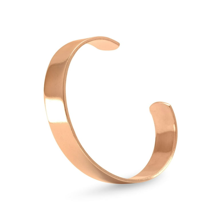 AzureBella Jewelry Polished Solid Copper 12.5mm Cuff Bracelet - Made in the USA AzureBella Jewelry Polished Solid Copper 12.5mm Cuff Bracelet - Made in the USA