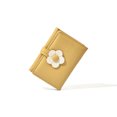 thumbnail image 1 of Cartera de estudiante sencilla, dulce, fresca y linda con flores, estilo japonés y coreano, billetera corta de tres pliegues, 1 of 6