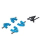 thumbnail image 1 of Suministros RC Kit de herramientas de control remoto Herramientas de vehículos precisos simples Reemplazo profesional de swing de automóvil para 1/28 K969 K979 K999 Azul 4 piezas AweSitey FN001335-02, 1 of 6