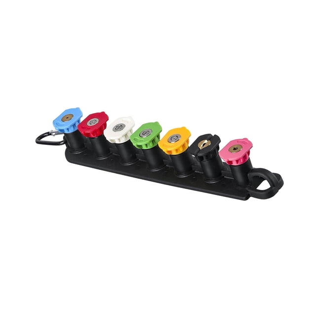 Pressure Washer Tips Accessory for Cleaning Pressure Washer Spray Holder Pressure Washer Nozzle Set 7 Hole Base