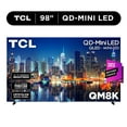 thumbnail image 3 of TCL 98" Class QM8K Series QD-Mini LED QLED 4K UHD Smart Google TV (NEW, 2025) - 144Hz, Local Dimming, CrystGlow WHVA Panel - 98QM8K, 3 of 26