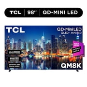 TCL 98 Class QM8K Series QD-Mini LED QLED 4K UHD Smart Google TV (NEW, 2025) - 144Hz, Local Dimming, CrystGlow WHVA Panel - 98QM8K