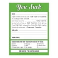 thumbnail image 2 of You Suck, Knock Knock Nifty Notes, 2 of 3