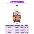 thumbnail image 5 of Thanksgiving Bulldog Pilgrim Grateful, Thankful, Blessed Fall Welcome Travel Luggage Cover Dog Lover Gifts Idea Suitcase Dust Protective Decor - 00021, 5 of 5