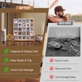 thumbnail image 3 of Card Display Stand, 5-Tier Trading Card Display, Wooden Graded Baseball Sports Card Display, Trading Card Display Case for Card Collection & Show,Brown, 3 of 7
