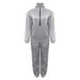 thumbnail image 4 of Wycnly Women's 2 Piece Fleece Sweatsuit Outfit Winter Quarter Zipper Long Sleeve Sweatshirt and Jogger Sweatpants Tracksuits Lounge Sets under $5, 4 of 5