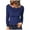 Navy, variant on Aueoeo Shirts for Women, Long Sleeve Shirts for Women Solid Color Lightweight Lace Off Shoulder Casual Tunic Tops Blouses