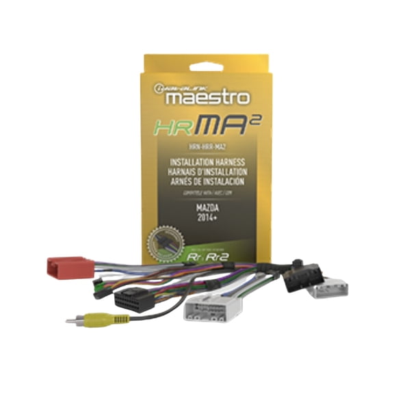 iDatalink HRN-HRR-MA2 SWC & Factory Amp Retention T-Harness for 2014-20 Mazda