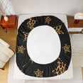 thumbnail image 5 of Feelyou Leopard Print Stars Bed Sheets, Fashion Cartoon King Sheets, 4 Pieces, 5 of 7