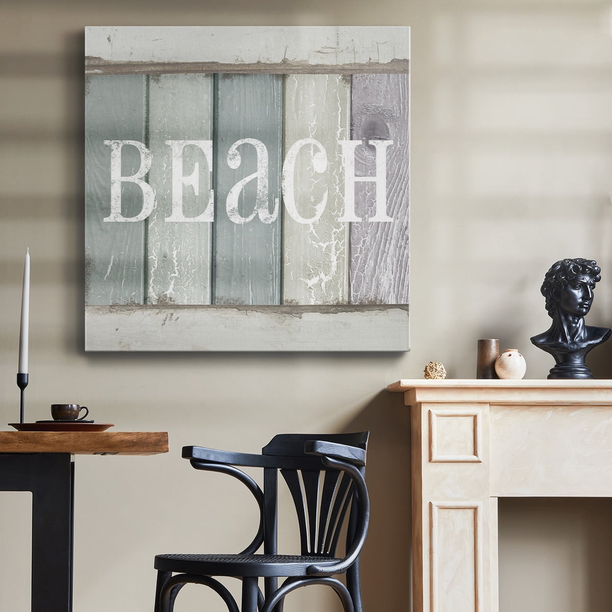 Wexford Home Beach Sign IV-Premium Gallery Wrapped Canvas, 24" x 24" - Ready to Hang