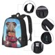 thumbnail image 2 of Fotbe Elephant Sits Mochila para Hombre y Mujer - Tela Oxford 600D Resistente - Mochila Impermeable de Gran Capacidad para Escuela, Viajes y Senderismo, 2 of 6