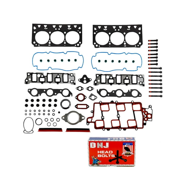 DNJ HGB3189 Cylinder Head Gasket Set Fits Cars & Trucks 06-08 Buick Pontiac 3.8L OHV 12V