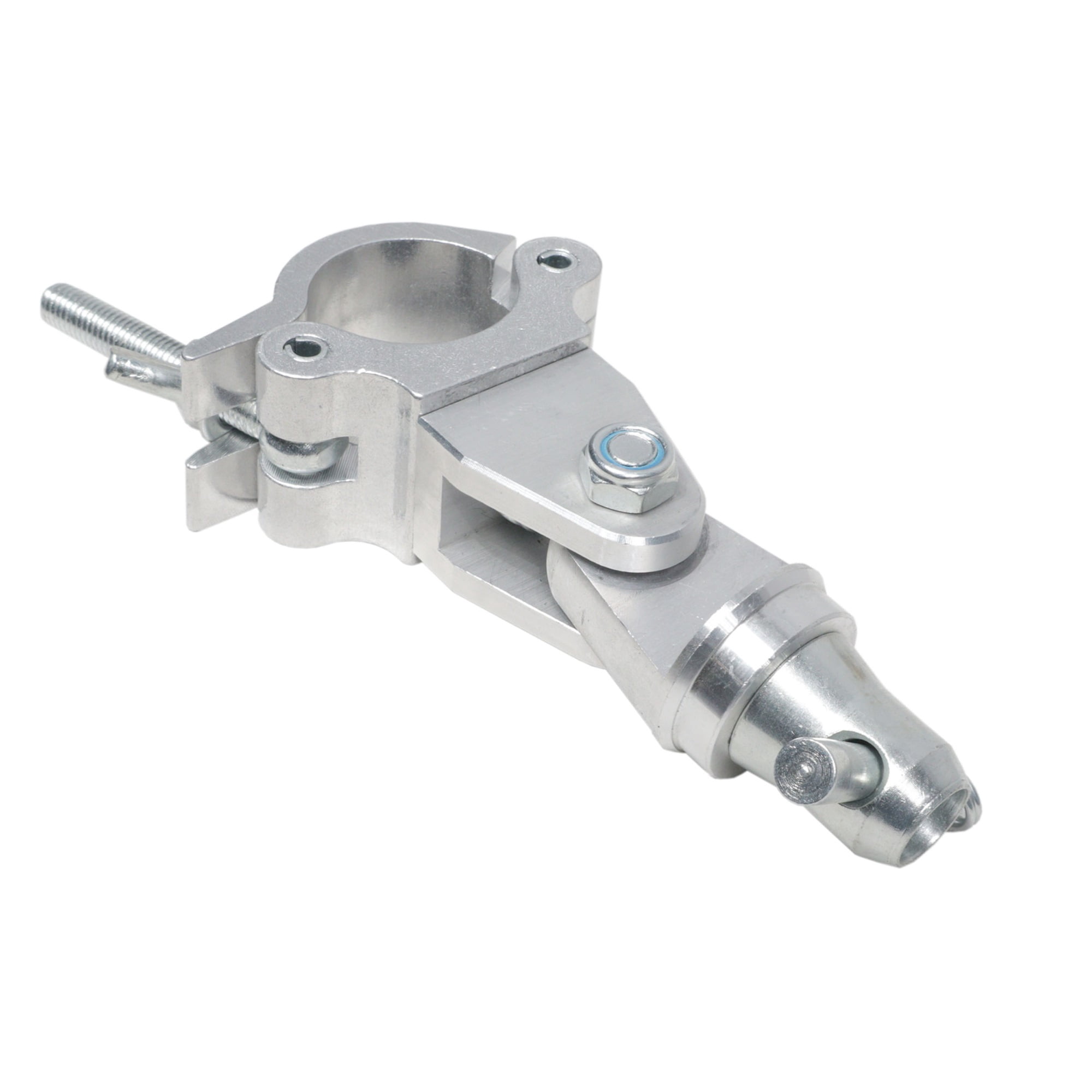 ProX T-CH17 Pro Clamp with 360-Degree Rotating and 180-Degree Hinge with Half Coupler Pin and Safety Clip
