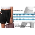 thumbnail image 6 of MOSHU High Waisted Shorts for Women Cotton Lounge Shorts Dressy Lace Trim Summer Beach Pants with Pockets, 6 of 8