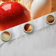 thumbnail image 4 of Feelyou Modern Bowling Curtains (2, 52x84), Adult Gold Fire Games, 4 of 6