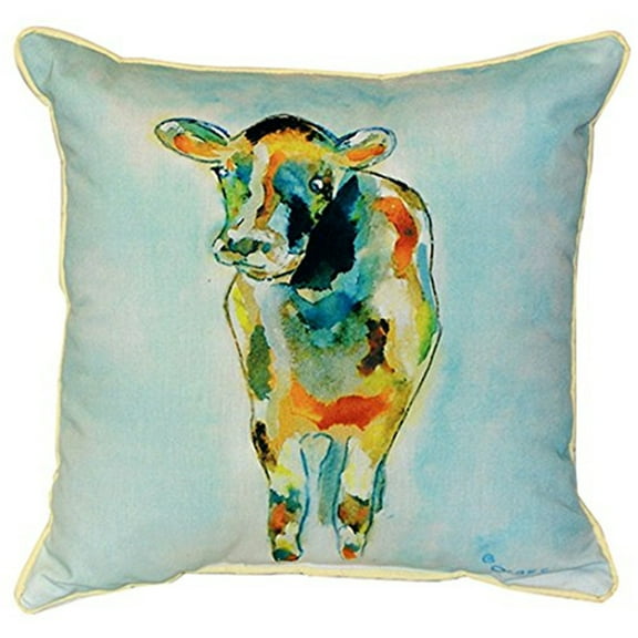 Betsy's Cow Large Indoor/Outdoor Pillow 18x18