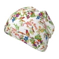 thumbnail image 2 of Rateoe Birds And Flowers Kids Beanie Warm Knit Beanie Hats Boys Girls Winter Hat Soft Slouchy Hats for Kids, 2 of 7