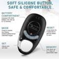 thumbnail image 2 of 3D Pedometer for Walking Steps and Miles, Portable Step Counter for Walking with Distance, 2 of 5