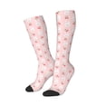 thumbnail image 2 of Haiem Rabbit And Cherry Socks, Funny Novelty Crazy Design Cotton Socks Sports Socks Knee High Socks For Men, Women,1Pairs - Gift For Working Friends, 2 of 9