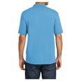 thumbnail image 2 of Mafoose Mens Core Blend Jersey Knit Male Polo Aquatic Blue L, 2 of 6