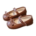 thumbnail image 2 of YHAJDS Girls Bow Flats Soft Sole Mary Jane Shoes Princess Casual School Uniform, 2 of 5