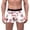 Hot Pink, variant on Men's Everyday Comfort Fashion Print Briefs with Breathable Fabric and Elastic Waistband for Daily Casual Wear