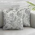 thumbnail image 3 of GOSMITH  Ultra Soft Floral Pint Pillowcases Soft and Smooth White, 3 of 5