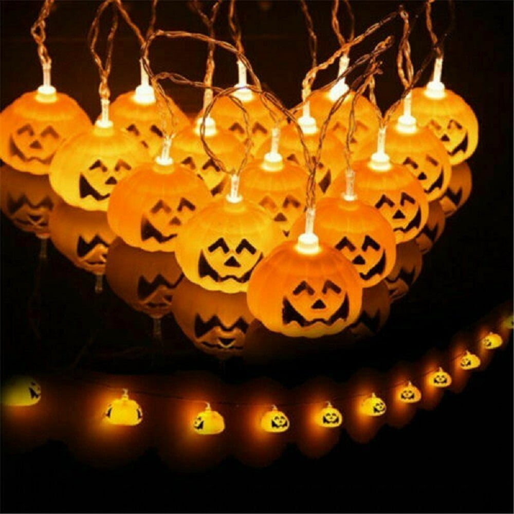 10/20LED Halloween Bats String Lamp Fairy Light Party Garden Decor Halloween 