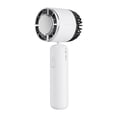thumbnail image 5 of Hvmvliv Portable Fan Handheld Fan Cold Compress Refrigeration Hanging Neck Small Fan Rechargeable Folding Desktop Mute Turbo Fan White, 5 of 9