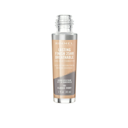 Rimmel Lasting Finish Breathable Foundation, Classic (Best Long Lasting Foundation For Combination Skin)