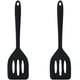 thumbnail image 2 of Juego de 2 espátulas de silicona, de goma de grado alimenticio, pequeñas espátulas de silicona, resistentes al calor, ranuradas para utensilios de cocina antiadherentes., 2 of 6