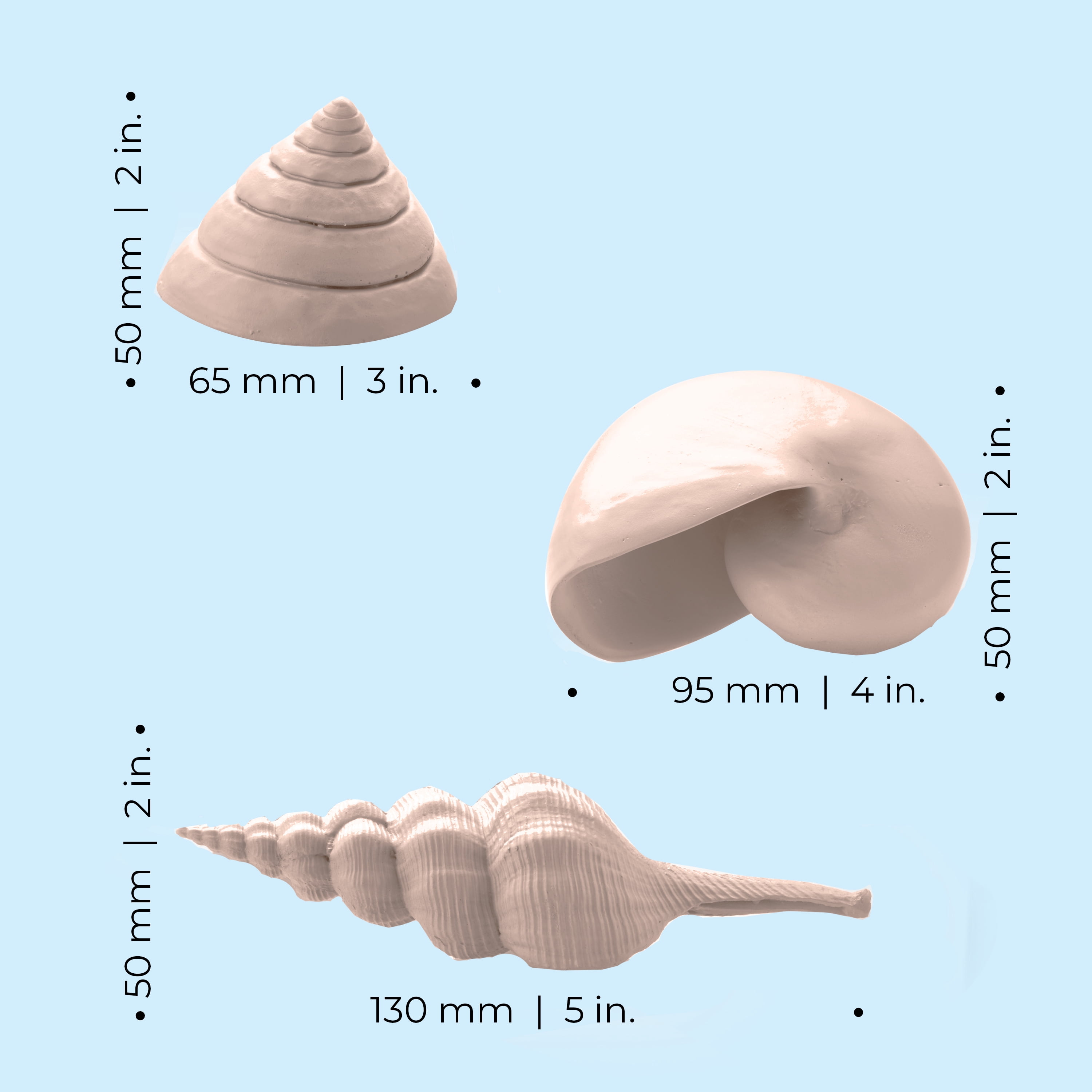 biOrb Natural Seashell Set - Aquarium Decor
