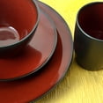 thumbnail image 5 of Gibson USA Soho Lounge Square 16 Pc. Dinnerware Set, Red, 5 of 6