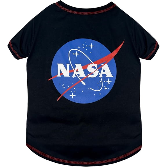 NASA Print Pet Shirt for Dogs and Cats - Large Planet-Themed Dog T-Shirt, Adorable Tee for Your Puppy