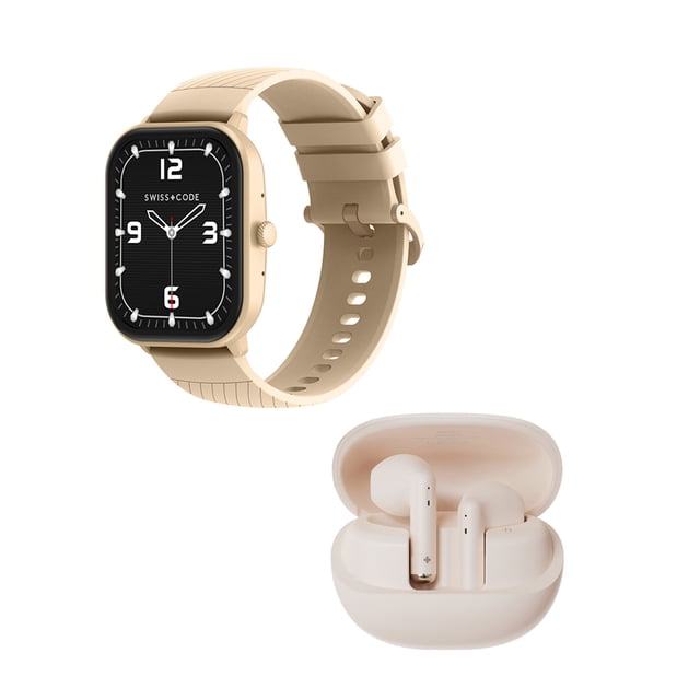 Combo Smartwatch Square 3 AMOLED + Audífonos Seed 2